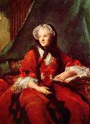 Jjean-Marc nattier Portrait of Queen Marie Leszczynska oil painting